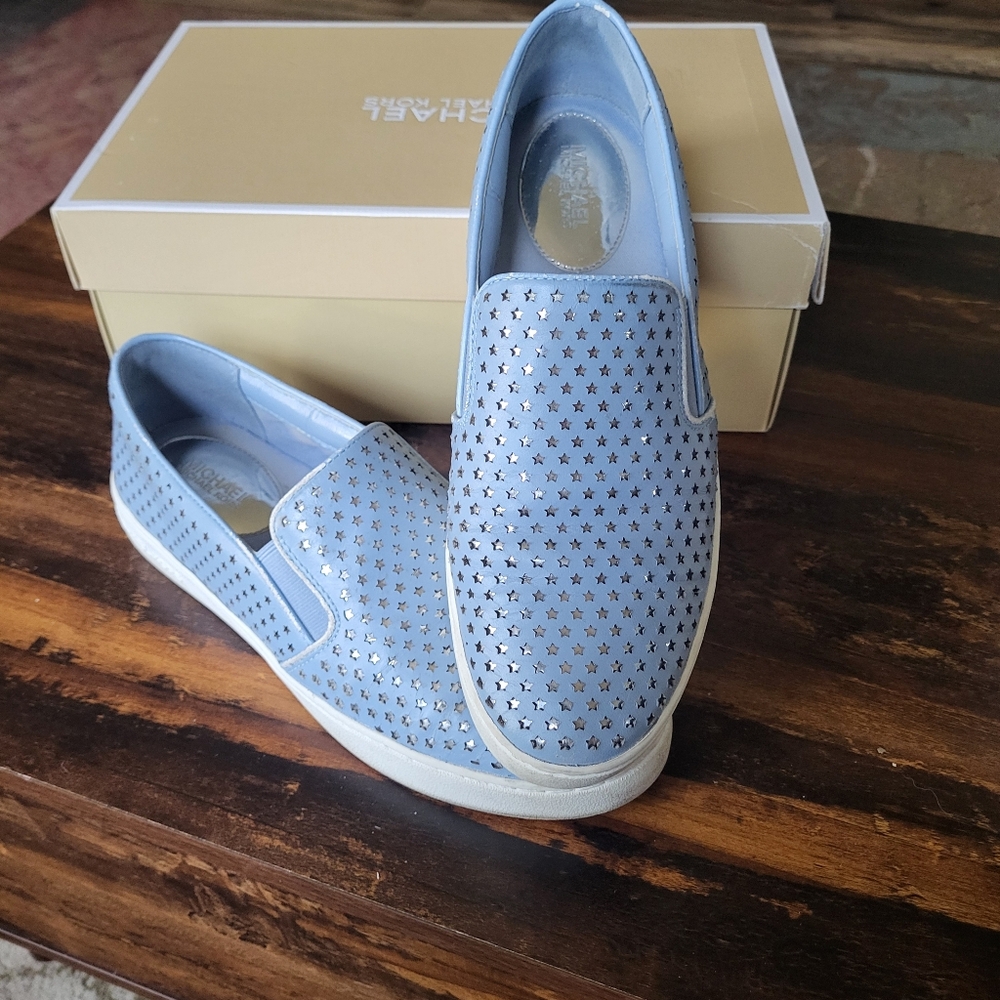 Michael Kors Keaton Leather Slip-ons